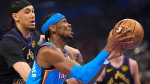 🏀💥 HISTORIC BEATDOWN! Thunder CRUSH Lakers by 43 Points as Luka Dončić Suffers HAMSTRING NIGHTMARE – Playoff Hopes in TATTERS!